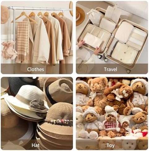 HEAVYWOOD Hat Box for Women Storage Travel Felt Hat Case for Wide-Brim Cowboy Hat Storage for Large Round Hat Carrier with Portable Handle Shoulder Strap (Dark Gray, Shoulder Stripe) - Image 6