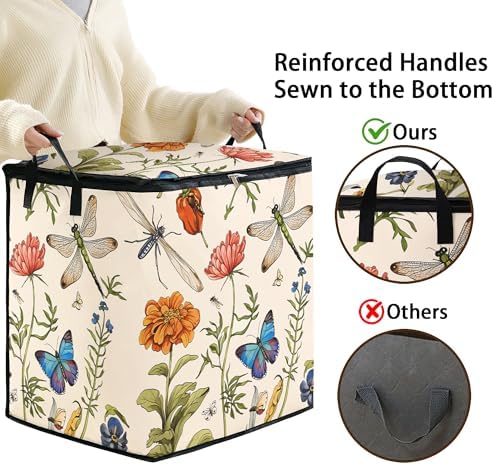 2pcs storage bags for bedding,blanket organizer with zipper 95L - Image 4