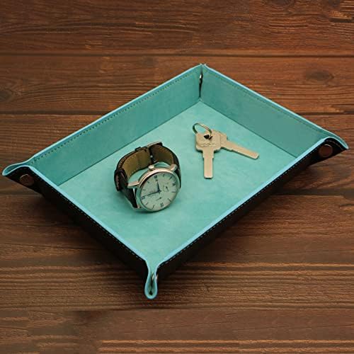 Valet Organizer - Catchall Tray for Jewelry, Wallets, Watches, Keys, Coins, Phones, Glasses - Perfect for Nightstand, Desk, Entryway - Image 3