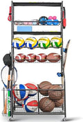 Mythinglogic Rolling Sports Equipment Organizer for Garage Gear and Toys by Mythinglogic