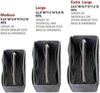 ZTUJO Purse Organizer Insert, Felt Bag Organizer with Metal Zipper, Handbag & Tote Shaper, For Speedy Neverfull Tote, 7 Sizes - Image 2