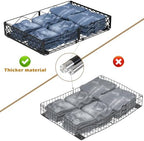 NADAMOO Under Bed Storage with Wheels, Low Profile Rolling Organizer Bins - Image 5
