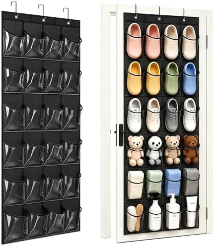 Over the Door Shoe Organizer - Space Saving Shoe Rack for Closet by Bofoho