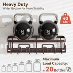 YASONIC Shower Caddy Adhesive, Rustproof Shower Organizer, Wall Shower Rack - Image 3