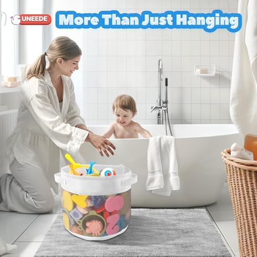UNEEDE Bath Toy Organizer,4.15 Gallons Bathtub Toy Storage Organizer - Image 2