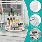 13 inch Lazy Susan Turntable - Metal Spice Organizer for Cabinet Table Top - Image 3