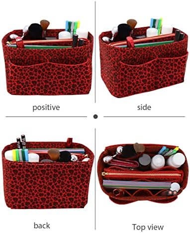LEXSION Felt Purse Organizer Insert, Tote Bag Shaper Dividers with 5 Sizes - Image 4