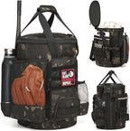 Baseball Bucket Bag, Softball Coaches Bags Fit 6 Gallon Buket by SunForMorning