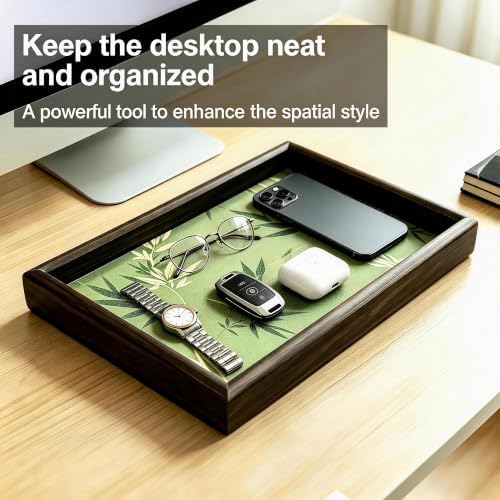 Wooden Decorative Trays (1, Green) - Image 5