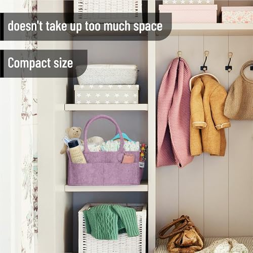 Mr. Pen- Baby Diaper Caddy Organizer, Orchid Mist - Image 5