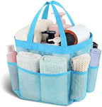 Mesh Shower Caddy Portable - 9 Pockets, Shower Bag for Dorm Room Camping by Attmu