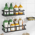 Youvip Shower Caddy, Black, Adhesive No Drill Bathroom Organizer by YOUVIP