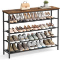 VASAGLE 5-Tier Shoe Rack, 20-24 Pairs, Steel Frame by Unknown