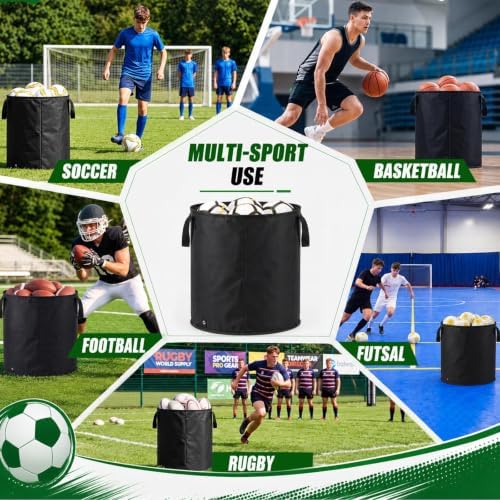 Large Ball Storage Bin Hold 40 Balls Sports Equipment Organizer - Image 6