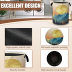 Mountains Sun Nature Scenery Laundry Baskets,Laundry Hamper,Storage Basket with Handles for Bathroom Bedroom College Dormitory Living Room Nursery Organizer 16"x20.8" - Image 5