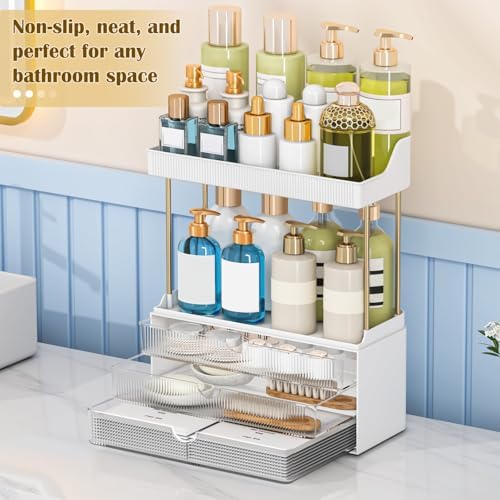 caktraie 2 Sets 5 Tier Acrylic Makeup & Bathroom Vanity Organizer - Image 3