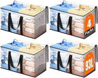 Moving Bags, Extra Large Heavy Duty Storage Bags, 93L, 4 Packs by EpicTotes