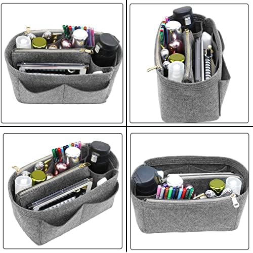 LEXSION Felt Purse Organizer Insert, Tote Bag Shaper Dividers with 5 Sizes - Image 5