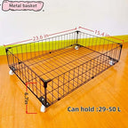 4 PACK Under bed Storage Containers With Wheels,Under bed Basket,Rolling Under Bed Drawer Organizer For Shoes Clothes Books Toys Blankets, - Image 2