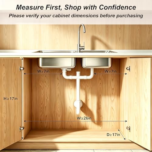 2 Pack Bathroom Under Sink Organizer, 3-Tier Pull Out Kitchen Cabinet Organizer with 5 Adjustable Heights Metal Slide Out Storage Makeup Drawer Rack for Bedroom Office Pantry Home Organization, Black - Image 2