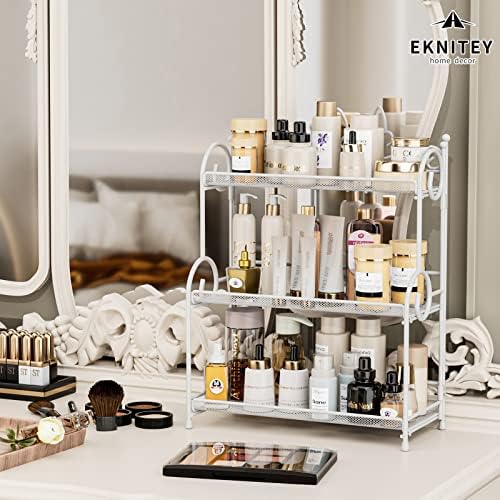 EKNITEY 3-Tier Bathroom Organizer - Sink Organizer Spice Rack(No Assembly) - Image 2