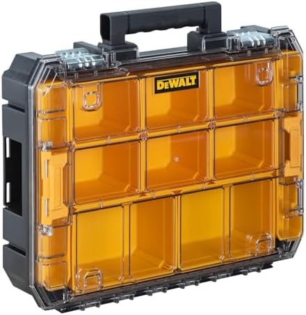 DEWALT TSTAK Tool Organizer,Small Parts and Screw Organizer Tool Box with Removable Compartments,(DWST17805),(Pack of 4) - Image 3
