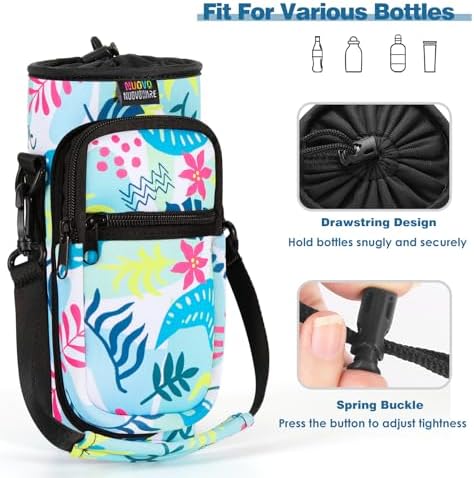 Nuovoware Water Bottle Carrier Bag, 25oz/32oz, Coloured Leaves - Image 5