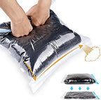 ALMING Compression Bags - Travel Accessories - 10 Pack Space Saver Bags - No Vacuum or Pump Needed - Vacuum Storage Bags for Travel Essentials - Home Packing-Organizers (Blue) by ALMING
