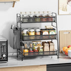 EKNITEY Bathroom Countertop Organizer Shelf - 3 Tier Counter Spice Rack - Image 4