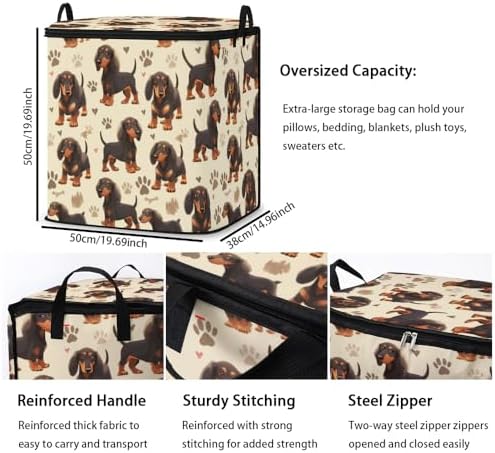 2pcs blanket storage bag for under bed,closet organizers 95L - Image 3