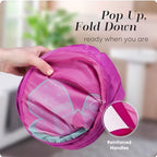 Handy Laundry Collapsible Mesh Pop Up Hamper (Butterfly) - Image 3