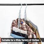 Mr. Pen- Space Saving Hangers, 16 pcs, 360° Rotating Hooks | Magic Cascading Hanger Organizer with 5 Enclosed Slots, Closet Organizers and Storage for Clothes - Image 7