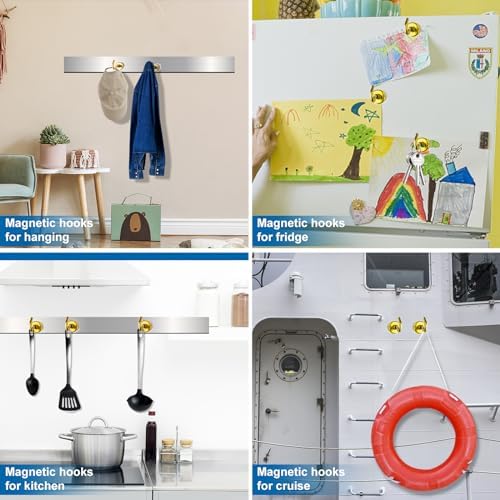 LOVIMAG Magnetic Hooks for Cruise Essentials 2026 Cabins Door 12 P-130LBS - Image 7