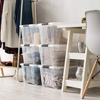 IRIS USA 6-Pack 32 Quart Storage Bins with Lids, Clear - Image 6