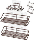 Nieifi Shower Caddy Adhesive, Shower Shelves, Shampoo Holder for Bathroom by Nieifi