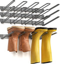Wader Boot Hanger Wall Mount - Sturdy Metal Boot Rack (8 Pair) by PrimZootyDesign