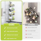 Standing Corner Shower Caddy - Rustproof Bathroom Shower Stand Shelf - Image 3