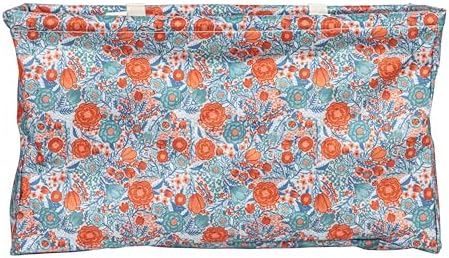 Household Essentials Flower Print Krush Container All-Purpose Utility Tote, Multicolor - Image 5