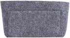 ZTUJO Purse Organizer Insert, Felt Bag Organizer For Handbag Purse Organizer,13 Colors, 6 Size (Slender Large, Grey) - Image 3