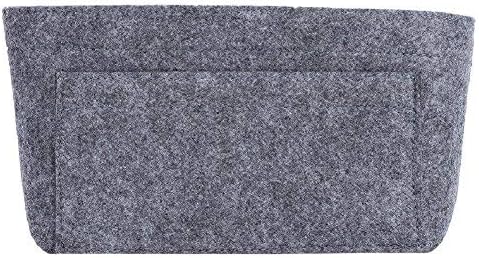 ZTUJO Purse Organizer Insert, Felt Bag Organizer For Handbag Purse Organizer,13 Colors, 6 Size (Slender Large, Grey) - Image 3