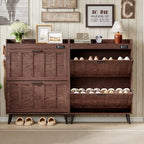 ChooChoo Shoe Storage Cabinet with 2 Flip Drawers and Deodorizer - Image 6
