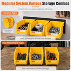 14pc Wall-Mounted Organizer V1 V2 V3 Master Combo Set Yellow - Image 5