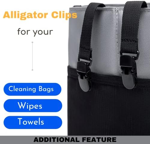 Cleaning Caddy with Handle and Shoulder Strap Organizer for Cleaning Supplies - Image 6