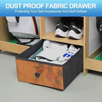 Golf Bag Storage Organizer Holds 2 Golf Bags for Garage - Wooden Rack - Image 3