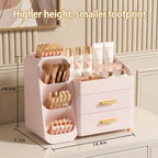 Large Capacity Makeup Organizer Countertop with Makeup Brush Holder for Vanity, Thickened Material, Bathroom Countertop Organizer Skin Care Perfumes Storage, Teen Girl Gifts for 12-23 Year - Image 2