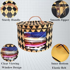 Hat Boxes for Women Storage16.93 D*10.24" H Mens Caps Case Closet Organizer - Image 3