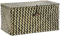 Hipiwe Wicker Shelf Basket Box with Lid - Natural Seagrass Storage Baskets by Hipiwe