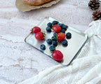 3 Pack Small Stainless Steel Tray, 8x6 Inches Silver Tray - Image 5