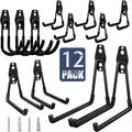 KOFANI Garage Hooks Heavy Duty 12 Pack Anti-Slip Wall Storage Hooks by KOFANI-USDirect