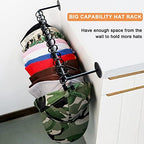 CAPHONT Hat Rack for Baseball Cap Organizer with 24 Hooks, Modern Metal Hats Storage Wall Mounted Caps Hanger for Closet Door Bedroom Entryroom Laundry, 2 Pack - Image 5